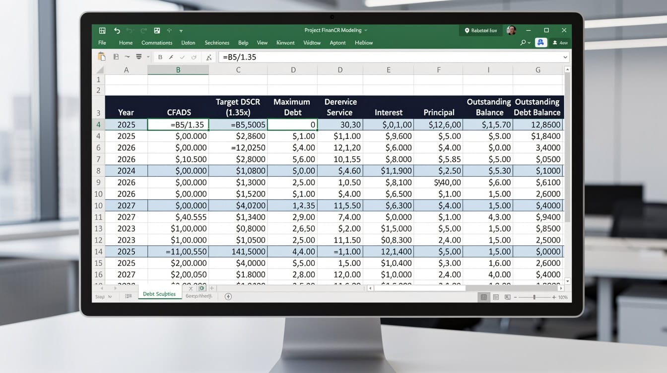 Google Sheets validation section showing three green PASS indicators for amortization schedule accuracy checks | eFinancialModels Google Sheets validation section showing three green PASS indicators for amortization schedule accuracy checks