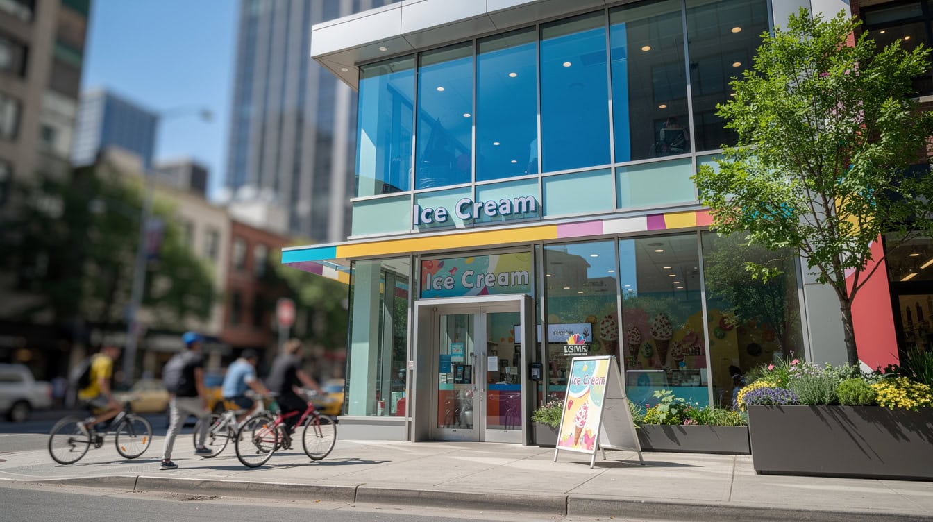 Ice cream shop regulatory checklist showing five required permits and licenses with cost ranges