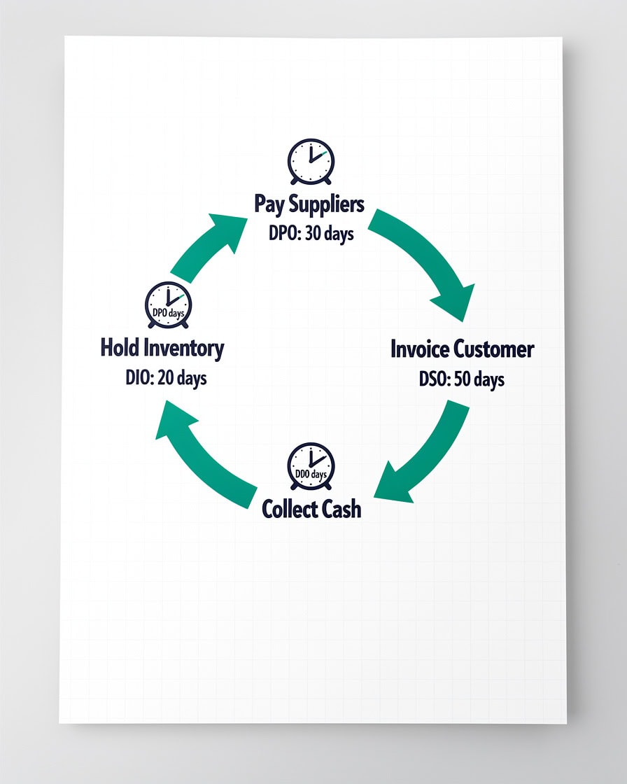 Infographic showing four current asset categories ordered by liquidity from cash to prepaid expenses | eFinancialModels Infographic showing four current asset categories ordered by liquidity from cash to prepaid expenses