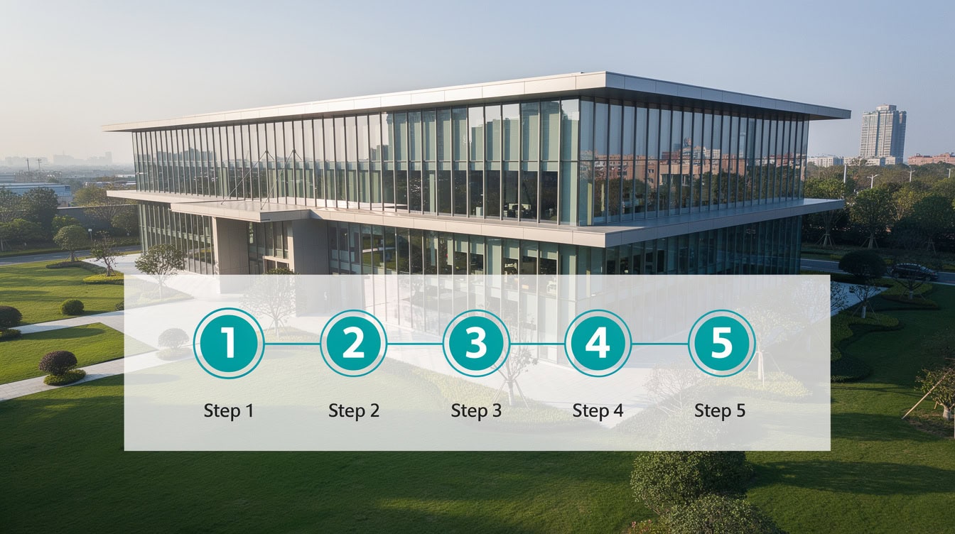 Five-step process diagram for verifying Excel compatibility before purchasing a financial model template | eFinancialModels Five-step process diagram for verifying Excel compatibility before purchasing a financial model template