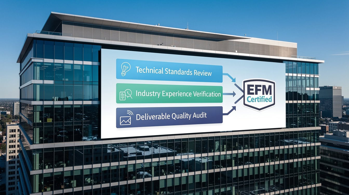 Three-stage vetting process for EFM certified financial modeling professionals covering technical standards industry experience and deliverable quality | eFinancialModels Three-stage vetting process for EFM certified financial modeling professionals covering technical standards, industry experience, and deliverable quality