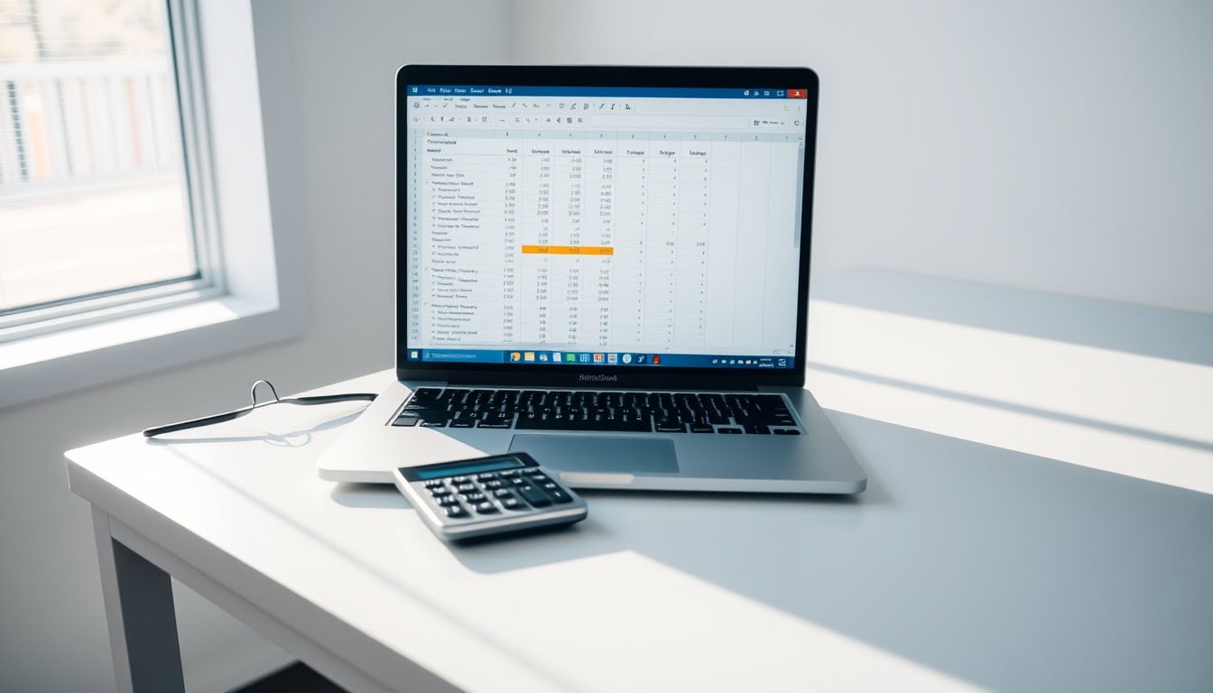 Minimalist illustration of a spreadsheet grid with a highlighted row representing a break-even formula calculation | eFinancialModels Minimalist illustration of a spreadsheet grid with a highlighted row representing a break-even formula calculation