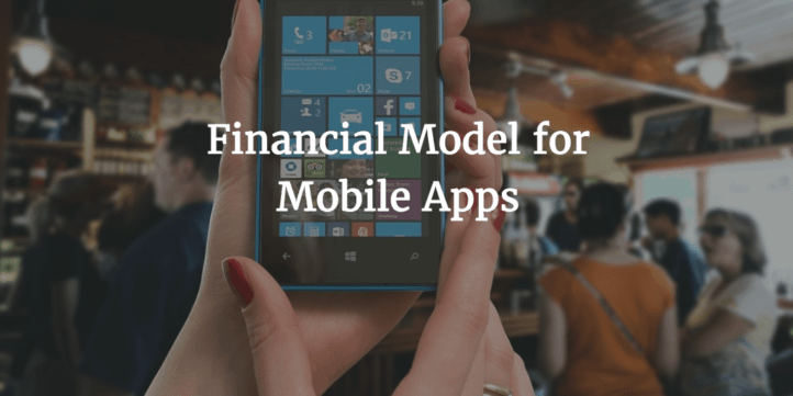 Financial model for mobile apps