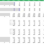 Table detailing production assumptions, capacity, and volume from 2014 to 2027.
