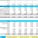 Monthly Revenue and COGS Breakdown | eFinancialModels Excel sheet illustrating monthly MRR and COGS components for analysis.