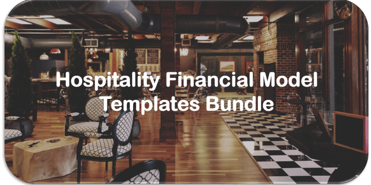 Hospitality financial model bundle