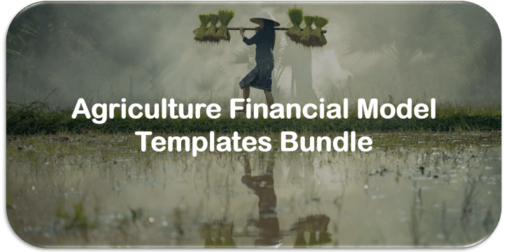 agriculture financial model bundle