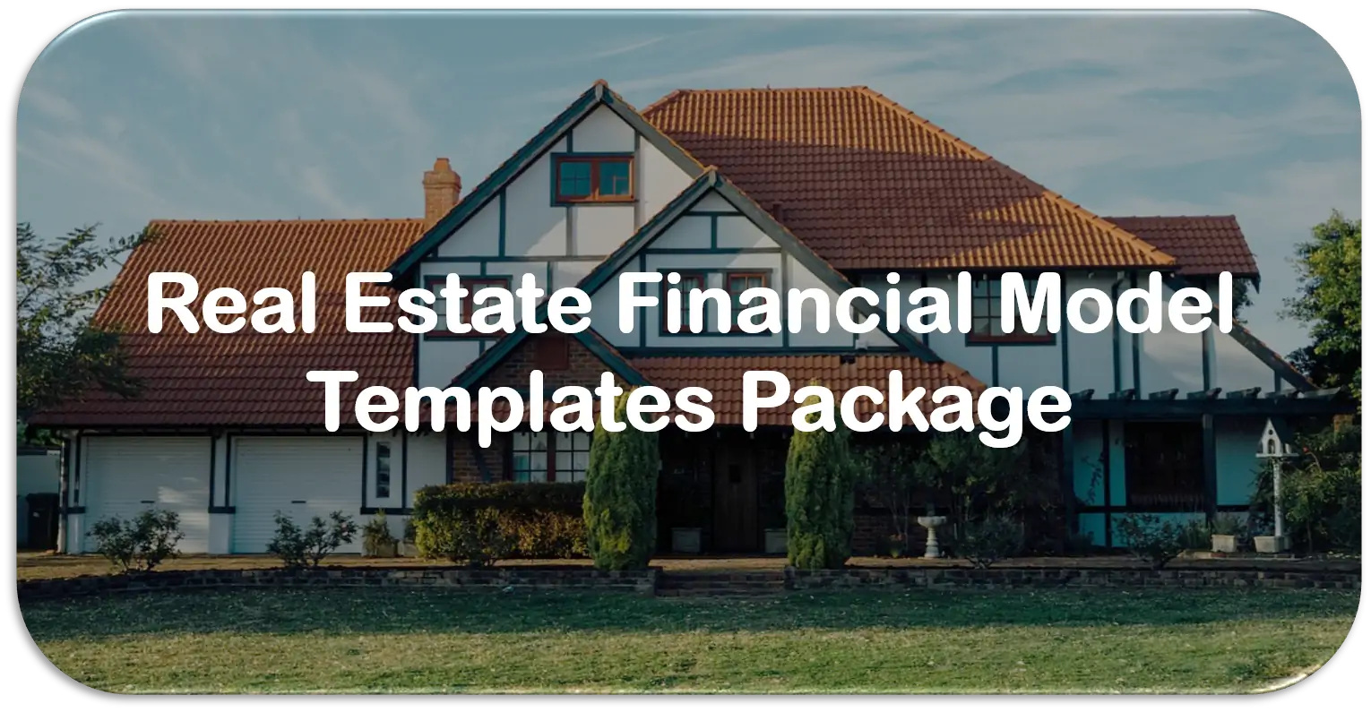 real estate financial model bundle