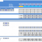 Financial model calculations for shipping vessels, covering revenue, assumptions, and projections.