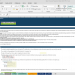 Generic Startup Financial Model Overview | eFinancialModels Excel financial model template showing input tabs, disclaimers, and navigation links.