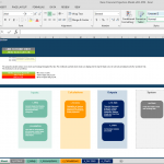 ABC Ltd Financial Projection Model Overview | eFinancialModels Excel financial model template showing inputs, calculations, and outputs sections.