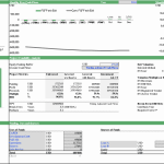 Cash Flow Summary and Project Valuation Metrics | eFinancialModels Financial metrics for a digital marketplace, showing cash flows, valuation, and funding sources.