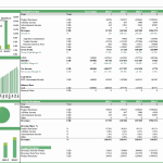 Financial Summary of Digital Product Marketplace Projections | eFinancialModels Financial summary chart showing revenue, EBITDA, and projections from 2021 to 2030.