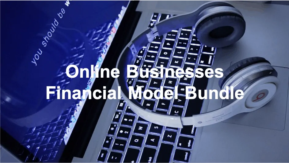 Online Businesses Financial Model Bundle