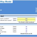 3-Way Financial Model Validation Checklist | eFinancialModels Three-way model checks ensuring completeness and accuracy in financial modeling.