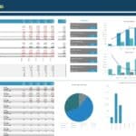 ABC Ltd Financial Projection Dashboard Overview | eFinancialModels Financial dashboard showing ABC Ltd's income statement, balance sheet, and product performance metrics.