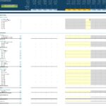 ABC Marketplace Financial Projections Template Overview | eFinancialModels Financial template displaying actuals and forecasts for revenue and expenses.