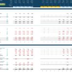 ABC Marketplace Ltd Financial Projection Overview | eFinancialModels Financial projection template displaying balance sheet and cash flow details for ABC Marketplace Ltd.