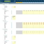 Smith Family Net Worth Projection Template Overview | eFinancialModels Net worth projection template detailing tax rates, income, and expenses for financial analysis.