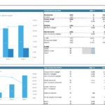 Cloud Kitchen Financial Model Overview and Projections | eFinancialModels Cloud kitchen financial model showing projections and key financial ratios over six years.