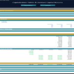 Capitalization Table for Venture Capital Returns Analysis | eFinancialModels Venture capital capitalization table outlining investor returns and dividends.
