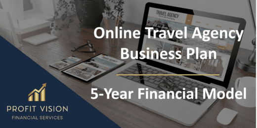 5-year financial model for online travel agency business planning