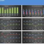 Operating Company Financial Metrics Overview (2016-2025) | eFinancialModels Financial model graphs showing revenue, profit, and margin trends from 2016 to 2025.