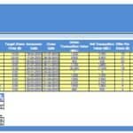 Telecom Financial Model: Transactions and Valuation Overview | eFinancialModels Telecom transactions model showing buyers, target prices, and valuation metrics.