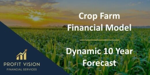 Crop Farm Financial Model – Dynamic 10 Year Forecast