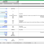 Solar Financial Model Input Screen | eFinancialModels Screenshot of input elements in a solar project financial model, outlining PPA details, revenue escalation, and operational costs.
