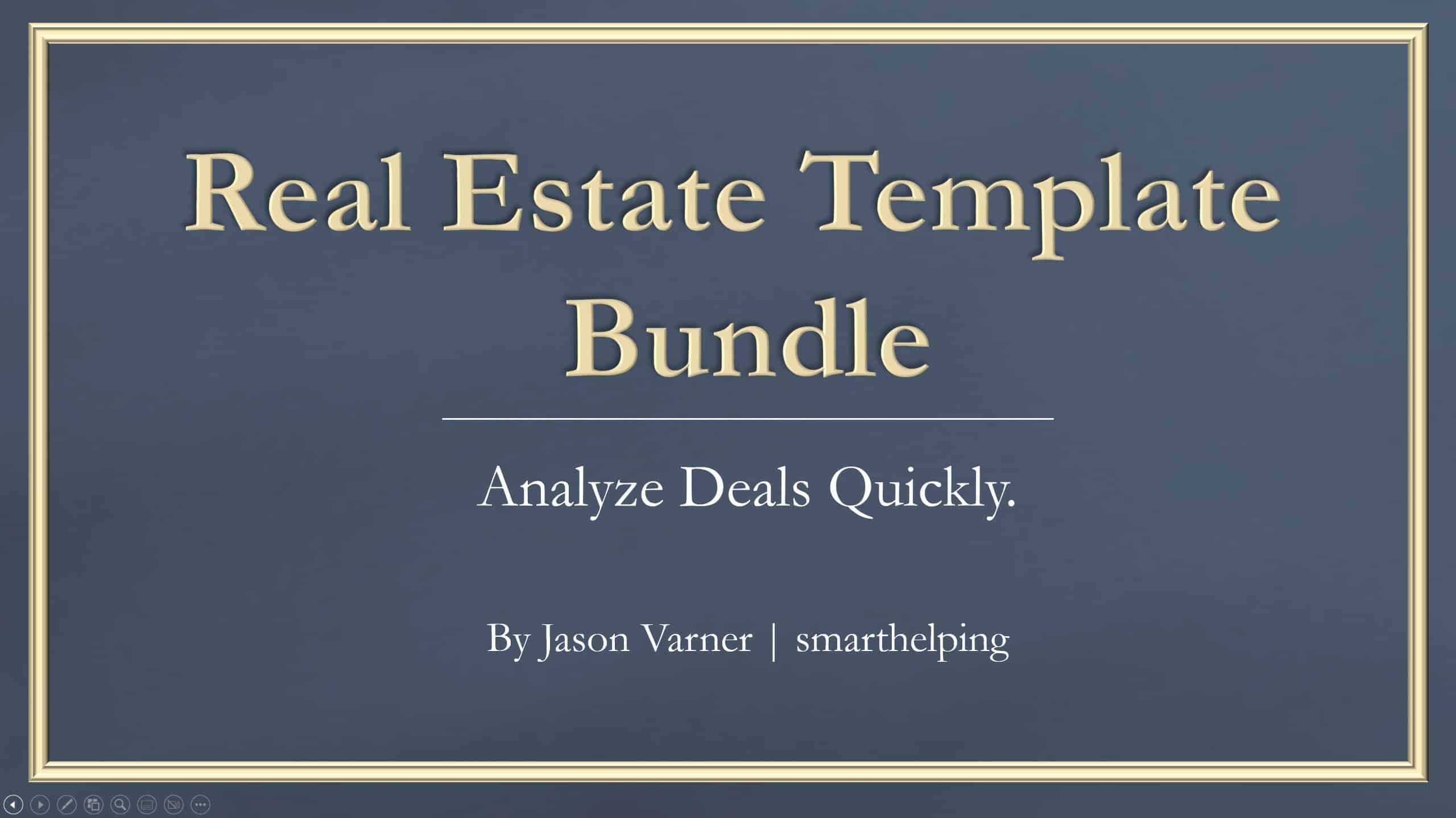 Real Estate Financial Model Bundle