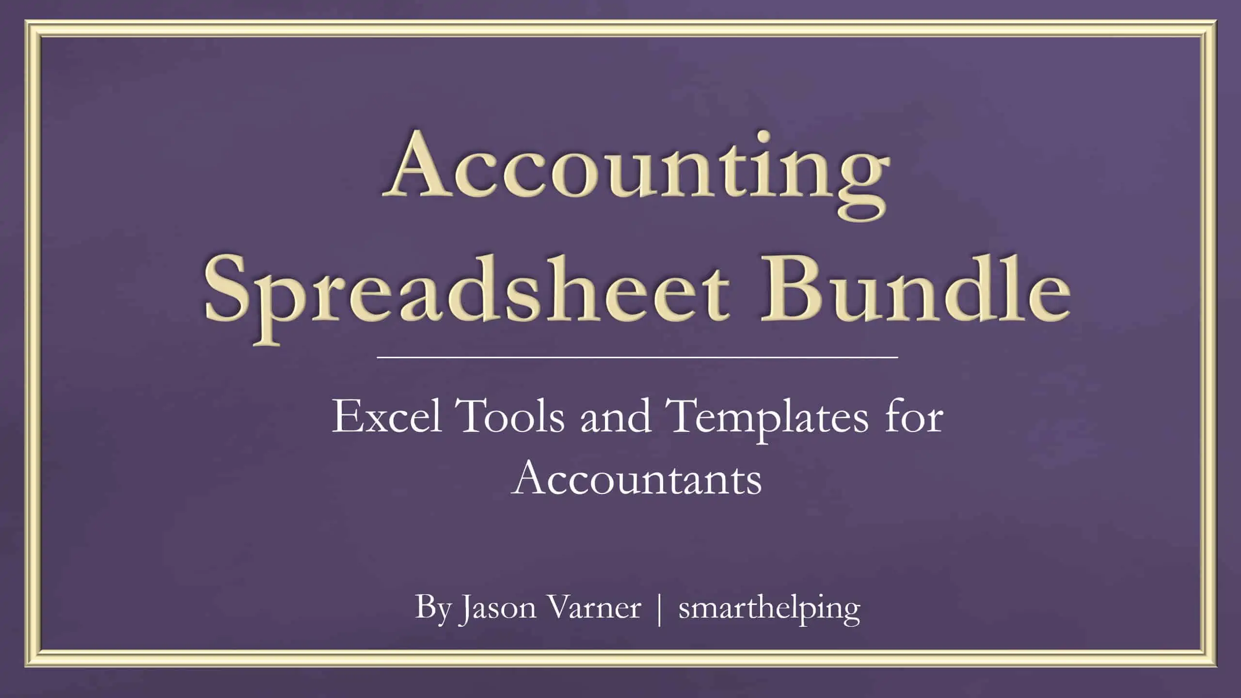 Accounting Financial Model Bundle
