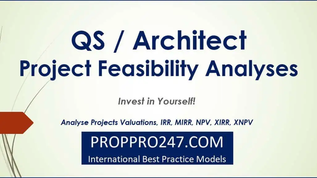 Quantity Surveyor / Architect – Project Financial Feasibility Model