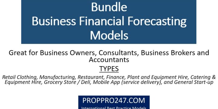 Comprehensive Business Financial Forecasting Models | eFinancialModels Bundle of financial forecasting models for various business types
