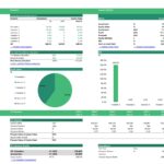 Investor summary showing valuation metrics, equity funding, and investor stakes in a financial model.
