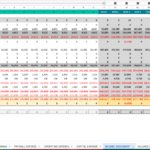 Five-Year Income Statement Example for Financial Modeling | eFinancialModels Five-year income statement detailing revenue, expenses, and net income projections
