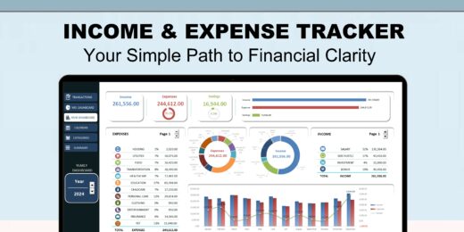 Income and Expense Tracker Spreadsheet