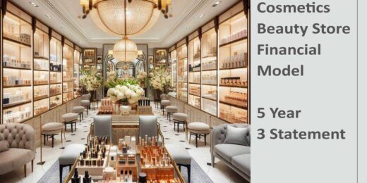 Cosmetics Beauty Store (Salon) Financial Model