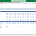 Monthly Cash Flow Statement Overview for 2025 | eFinancialModels Cash flow statement detailing monthly inflows and outflows for 2025.