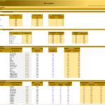 Hair and Beauty Salon Revenue Model Overview | eFinancialModels Revenue and COGS setup for a hair and beauty salon financial model.