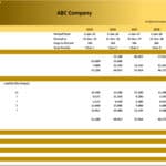 Capital Expenditure and Net Book Value Overview | eFinancialModels CapEx schedule displaying annual expenditures and asset depreciation for a salon.