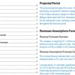 Financial Model Assumptions Table of Contents | eFinancialModels Table of contents for financial model outlining revenue forecasts and assumptions.