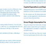 Working Capital Assumption Forecast Overview | eFinancialModels Summary of working capital assumptions for inventory and receivables