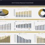 Aerial Tramway Financial Model Performance Dashboard | eFinancialModels Performance dashboard outlining revenue sources, income statements, and cash flow metrics for tramway model.