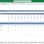 Cash flow statement showing monthly cash transactions and summaries for 2025.