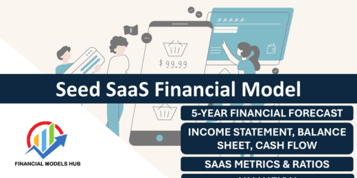 Overview of Seed SaaS Financial Model showcasing key financial elements and metrics.
