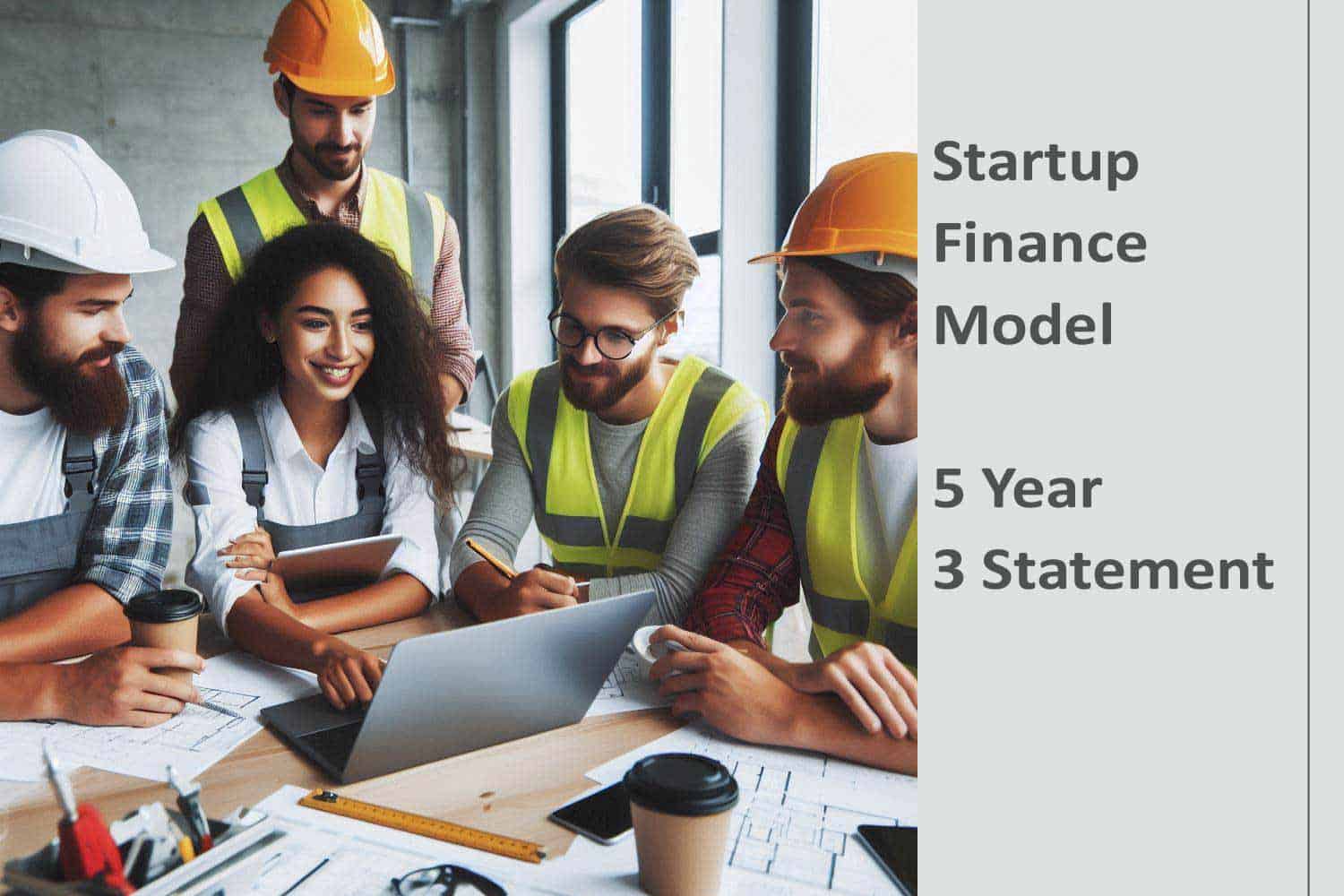 Start Up (Startup) Company Finance Model 5 Year 3 Statement