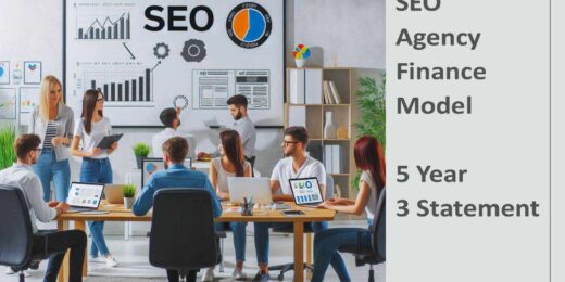 SEO Agency Financial Model 5 Year 3 Statement Excel Template