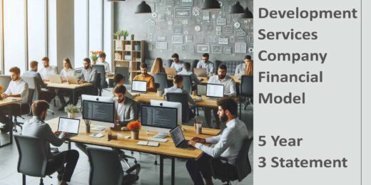 SAAS Development Services Company Financial Model Bundle