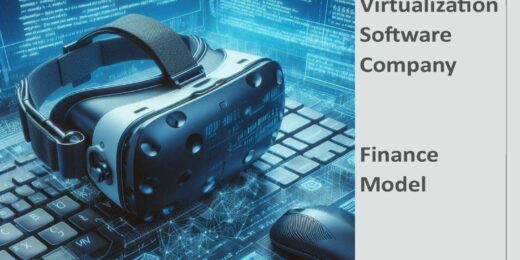 5 Year 3 Statement Virtualization Software Company Finance Model Excel Template